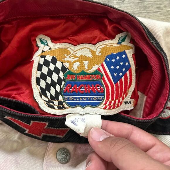 Vintage Nascar Jeff Hamilton Dale Earnhardt Winston Cup Racing Jacket Size XL - Picture 5 of 9